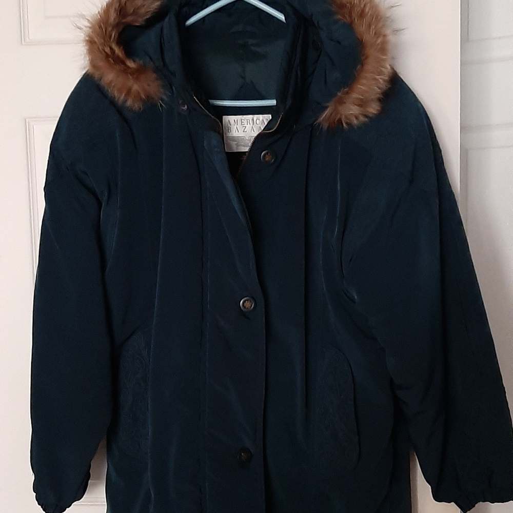 American Bazaar Deep Green Coat